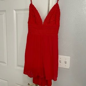 Red Skort Dress size medium